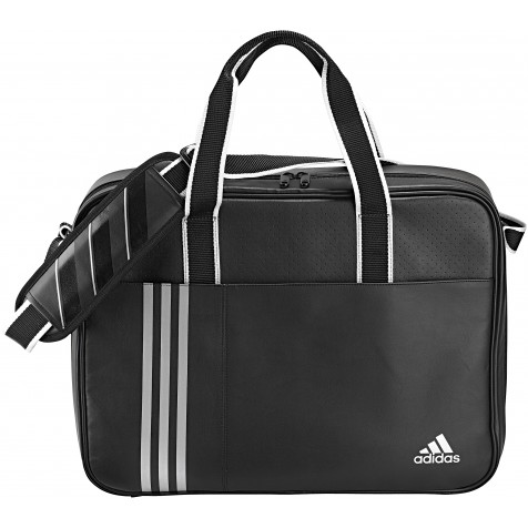 Cумка для комбинезона Adidas кожанная Black/Silver