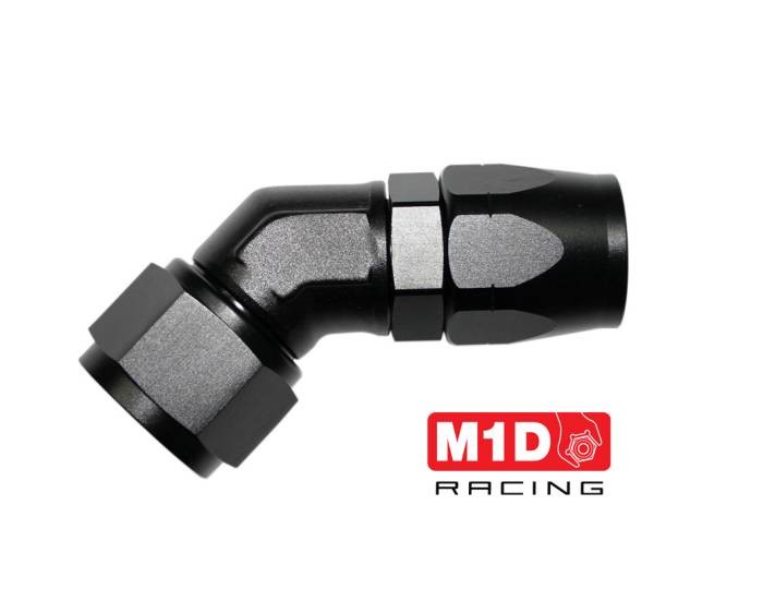 Фитинг AN12 (мама) кованный 45* для шланга 200/210-12D (Alu)