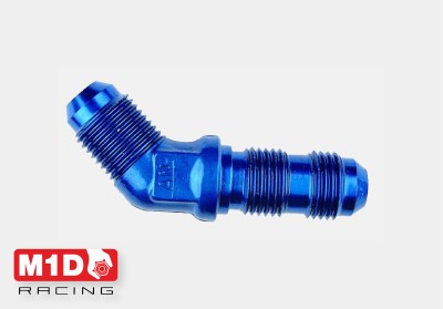 Goodridge AN837-06D адаптер 45* проходной (папа-папа) AN6 (Alu)