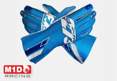 Перчатки для картинга -273 OSAKA светло синий/белый р-р. XXS