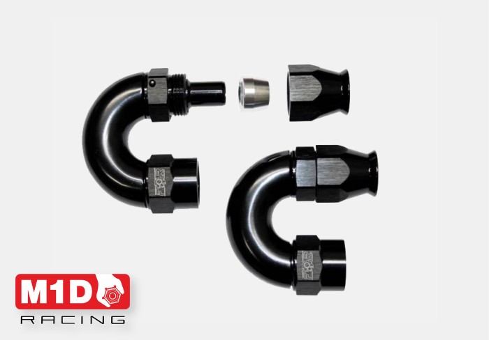 Фитинг полнопоточный AN12 (мама) 180* для тефлонового шланга PTFE 600-12