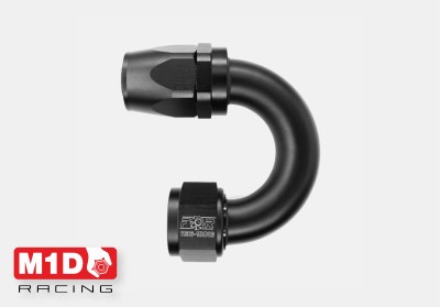 Фитинг AN16 (мама) 180* для шланга 200/210-16D (Alu)