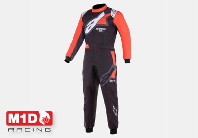 Alpinestars комбинезон детский для картинга KMX-9 V2 S GRAPH1 чёрн/крас/бел р-р.130