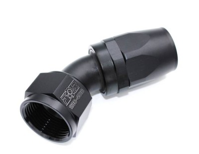 Фитинг AN16 (мама) 45* для шланга 200/210-16D (Alu)