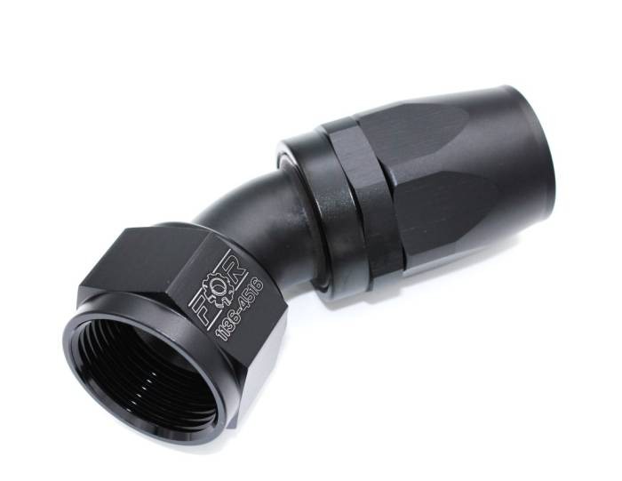 Фитинг AN16 (мама) 45* для шланга 200/210-16D (Alu)