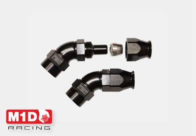 Фитинг полнопоточный AN6 (мама) 45* для тефлонового шланга PTFE 600-06