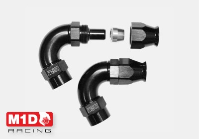 Фитинг полнопоточный AN8 (мама) 120* для тефлонового шланга PTFE 600-08