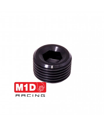 Заглушка резьбовая (папа) 1/4" NPT под шестигранник (Alu)