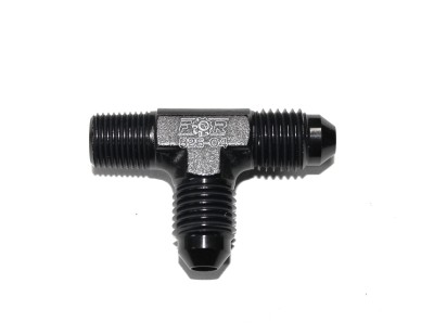 Тройник AN4 (папа-папа- 1/8 NPT папа) (Alu)