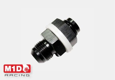 Адаптер 00* проходой AN8 с тефлоновым уплотнителем для топливного бака (Alu)