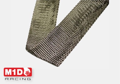 Термолента для выхлопа 50мм Х 15м Х 3,0мм, Titanium. До 1100*С