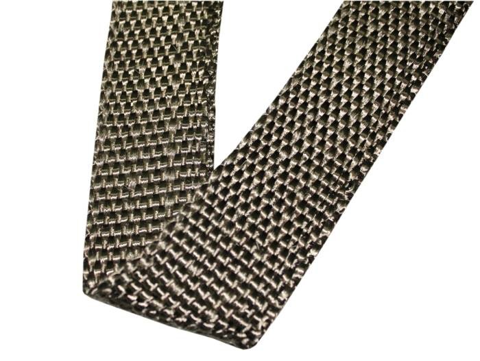 Термолента для выхлопа 50мм Х 15м Х 3,0мм, Titanium. До 1100*С