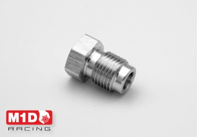 Нипель 10х1 для тормозной трубки (нерж. сталь)