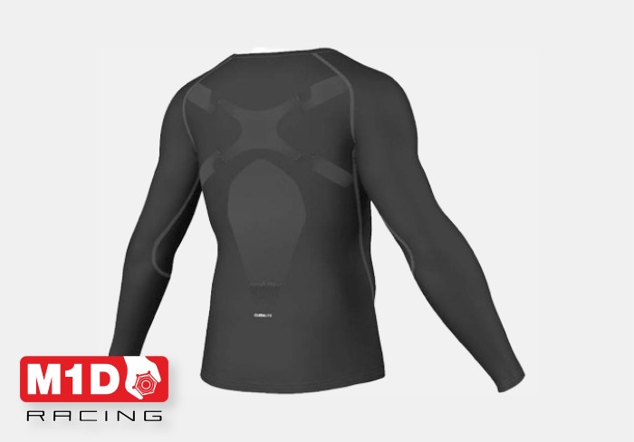 Футболка для картинга adidas Techfit с длинным рукавом черная р-р XS