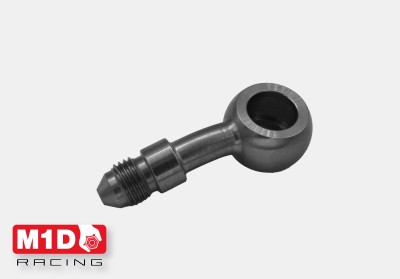 Адаптер банджо 20*, диаметр 10 мм. под фитинг AN4 (нерж. сталь)