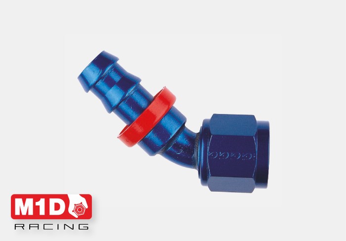 Goodridge 536-4504 фитинг (мама) 45* AN4 Pushfit (Alu)