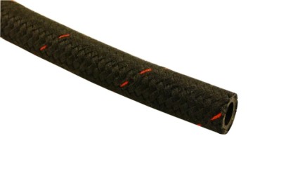 Krontec 4000-06D шланг резиновый в тканевой оплетке (черный) AN6