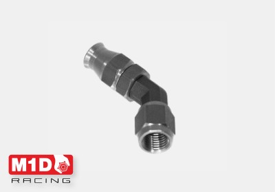 Фитинг AN3 (мама) 45* для тефлонового шланга PTFE 600-03 (нерж. сталь)