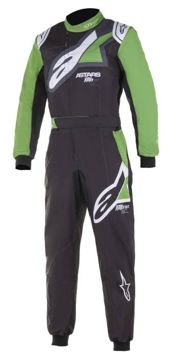 Alpinestars комбинезон для картинга KMX-9 V2 KMX9 GRAPH зелёный/чёрный/белый р-р. 40