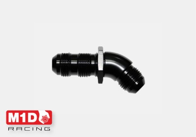 Адаптер проходной &quot;полнопоточный&quot; 45* (папа-папа) AN6 (Alu)