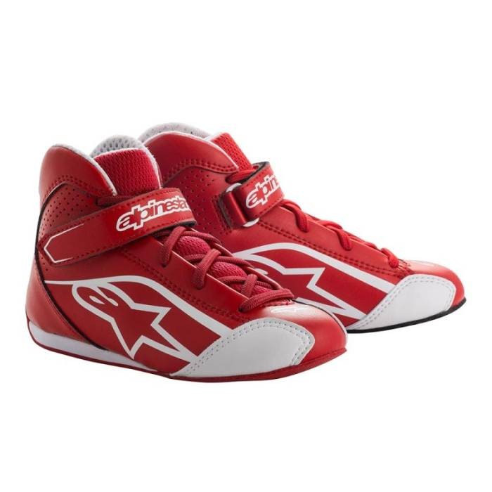 Ботинки для картинга Alpinestars TECH 1-KS красный/белый р-р.32