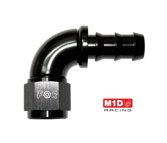 Фитинг (мама) 90* AN10 PushLock (Alu)