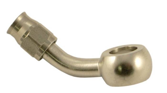 Krontec 6003-10D-03SS L45* банджо 45* удлиннённый (сталь)