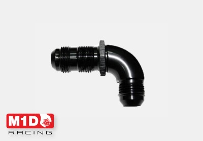 Адаптер проходной &quot;полнопоточный&quot; 90* (папа-папа) AN6 (Alu)