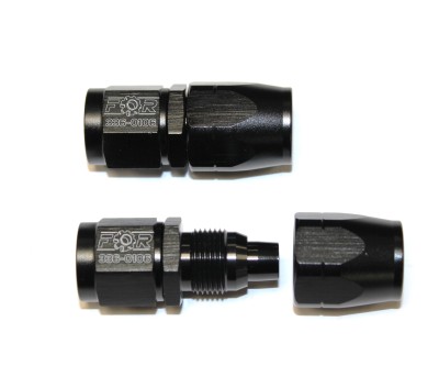 Фитинг AN6 Cuter Style (мама) 00° для шланга 200/210-06D (Alu)