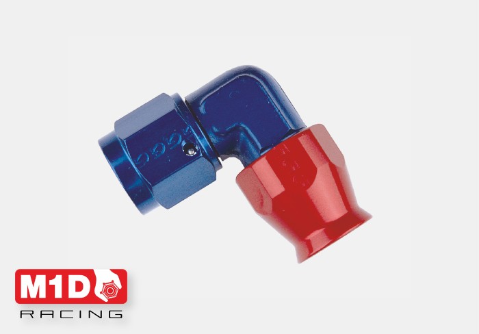 Krontec 6090-08D фитинг 90* кованный (шланг 08D серия 6000) (Alu)