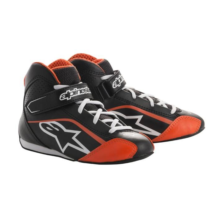 Ботинки для картинга Alpinestars TECH 1-KS черный/белый/оранжевый р-р.30