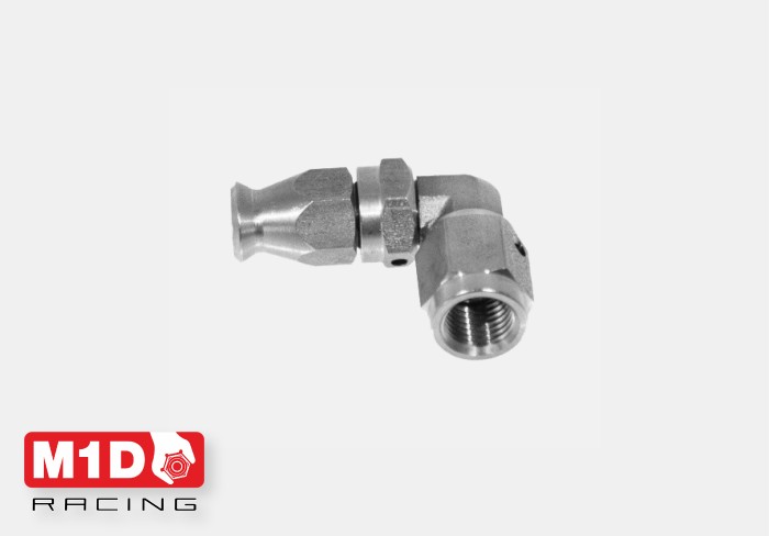 Goodridge 6690-31C фитинг (мама) 90* 10x1 concave кованный (нерж. сталь)