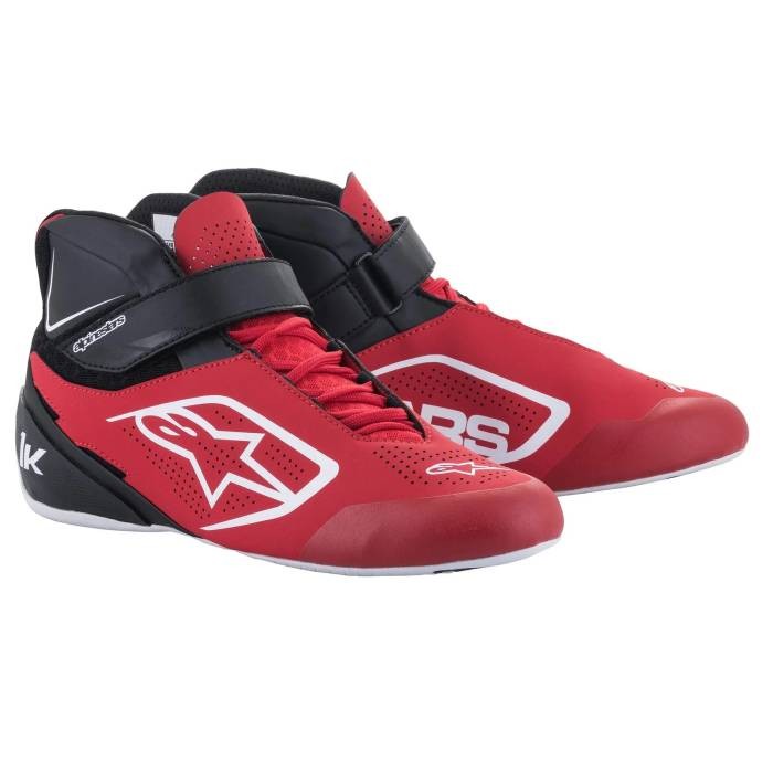 Ботинки для картинга Alpinestars TECH-1K V2 красны/чёрный/белый р-р.43