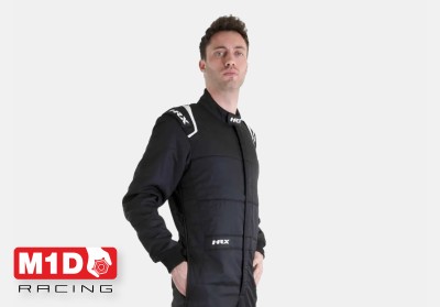Комбинезон пилота HRX RACER PISTA ONE FIA (8856-2018) огнеупорный черный, р-р 56