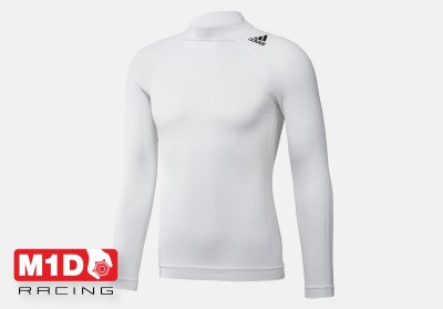 Водолазка огнеупорная Adidas TechFit® FIA белая р-р XS/S