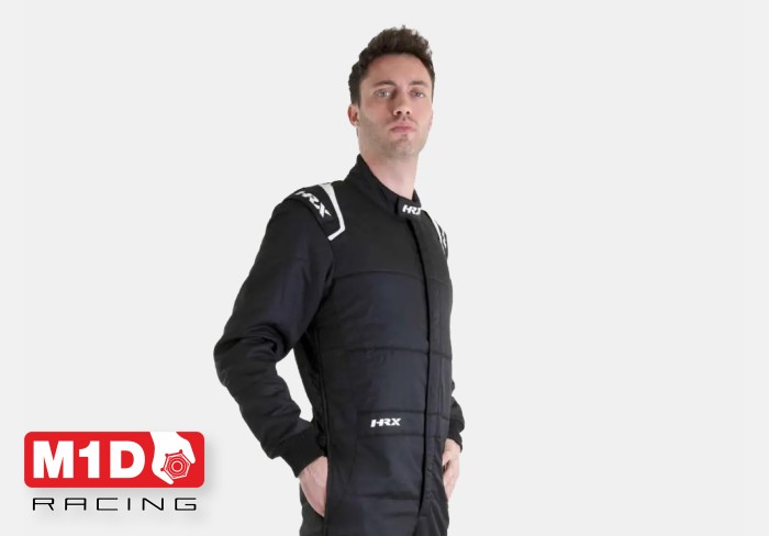 Комбинезон пилота HRX RACER PISTA ONE FIA (8856-2018) огнеупорный черный, р-р 58