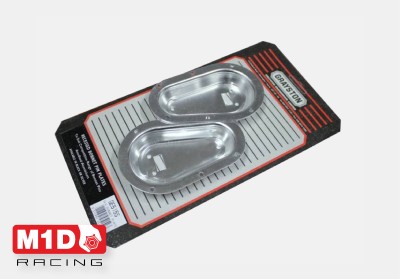 Углубление для замков капота (ванночка) (Alu) серебро