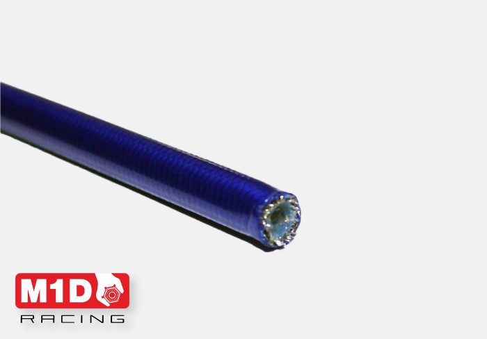 Армированный тормозной шланг Бирюзовый Electric BlueD-03 600-03EB