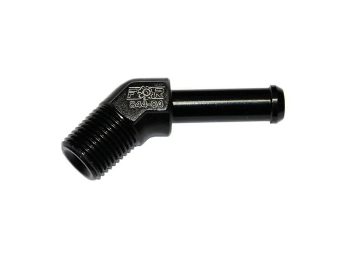 Адаптер 1/8" NPT 45*, под шланг 6мм (Alu)