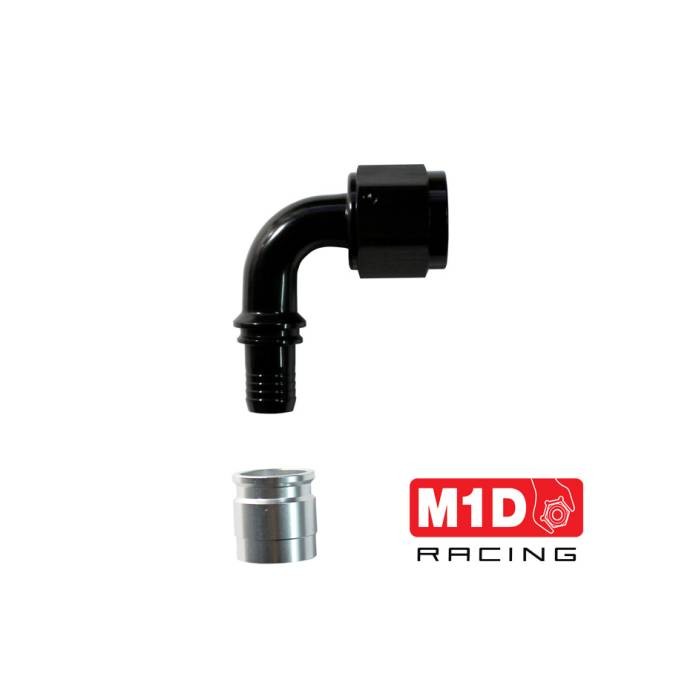 Фитинг AN4 (мама) 90* под завальцовку для тефлонового шланга PTFE 600-04