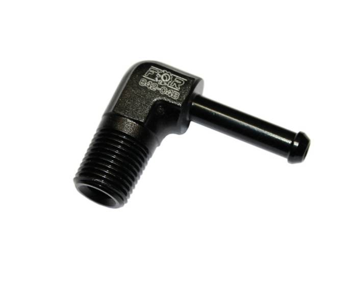 Адаптер 1/8" NPT 90*, под шланг 5мм (Alu)