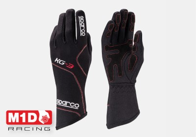 Перчатки для картинга детские Sparco BLIZZARD KG-3 чёрный р-р. 5