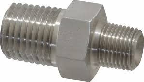Krontec 919-1/8NPT-14x1,5SS адаптер 00* NPT-metric (сталь)