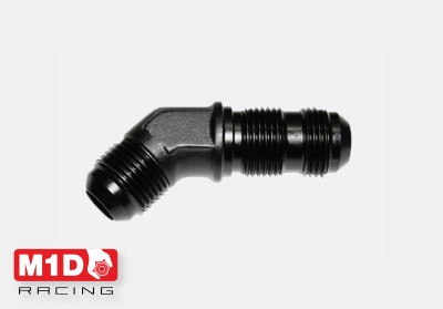 Адаптер проходной 45* (папа-папа) AN4 (Alu)