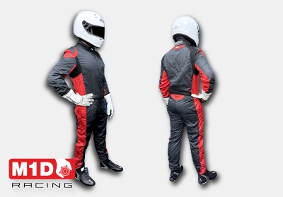 Комбинезон для автоспорта Freem A20-ETEC FIA (8856-2018) огнеупорный черный/красный р-р 52