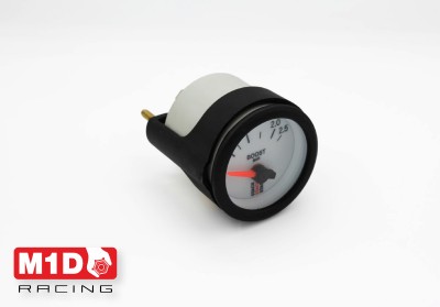 Указатель давления турбины &quot;механический&quot; STACK (0/2,5bar) диам. 52мм. (белый)