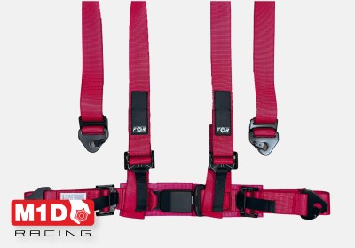 Ремень безопасности тюнинг FOR Clubman, 4 точки, красный