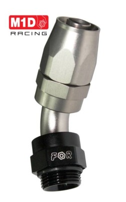 Адаптер 45* (папа M22 x1,5) для маслокулера Setrab с уплотнением O-Ring , под шланг AN6