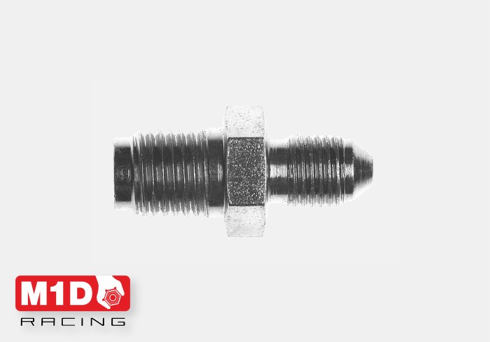 Goodridge 10716-03P адаптер тормозной (папа 03 JIC- 04 UNF 7/16-24 concave) (сталь)