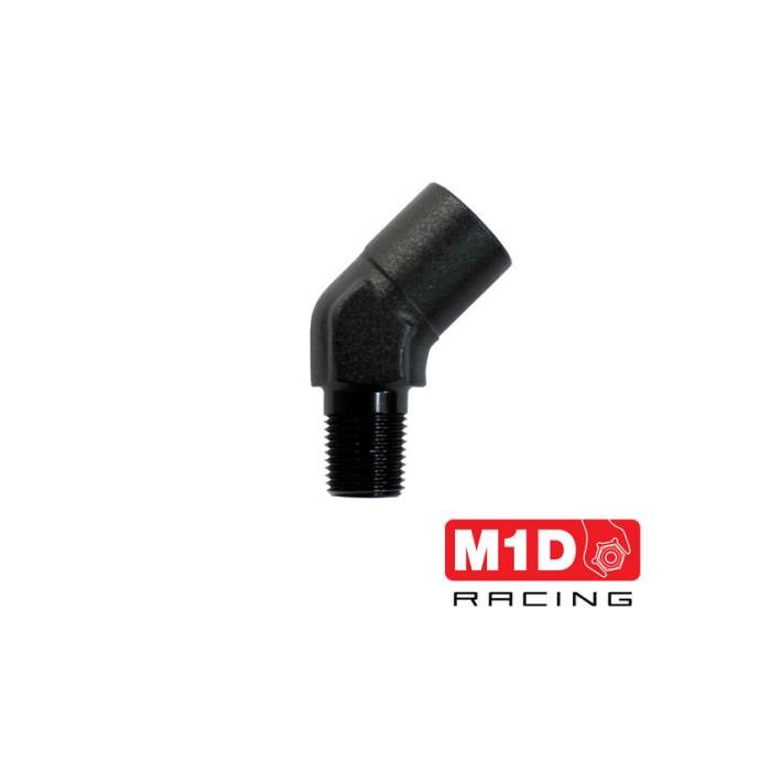 Адаптер 45* (папа-мама) 1/8NPT (папа) х 1/8NPT (мама) (Alu)